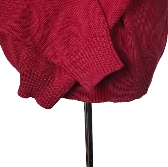 Oscar De La Renta Red Sweater Men's XL - Picture 4 of 7